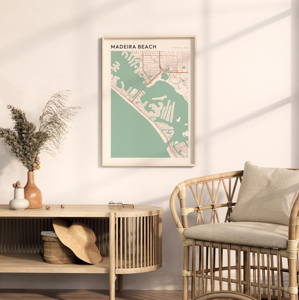 madeira beach, florida map poster - image 3