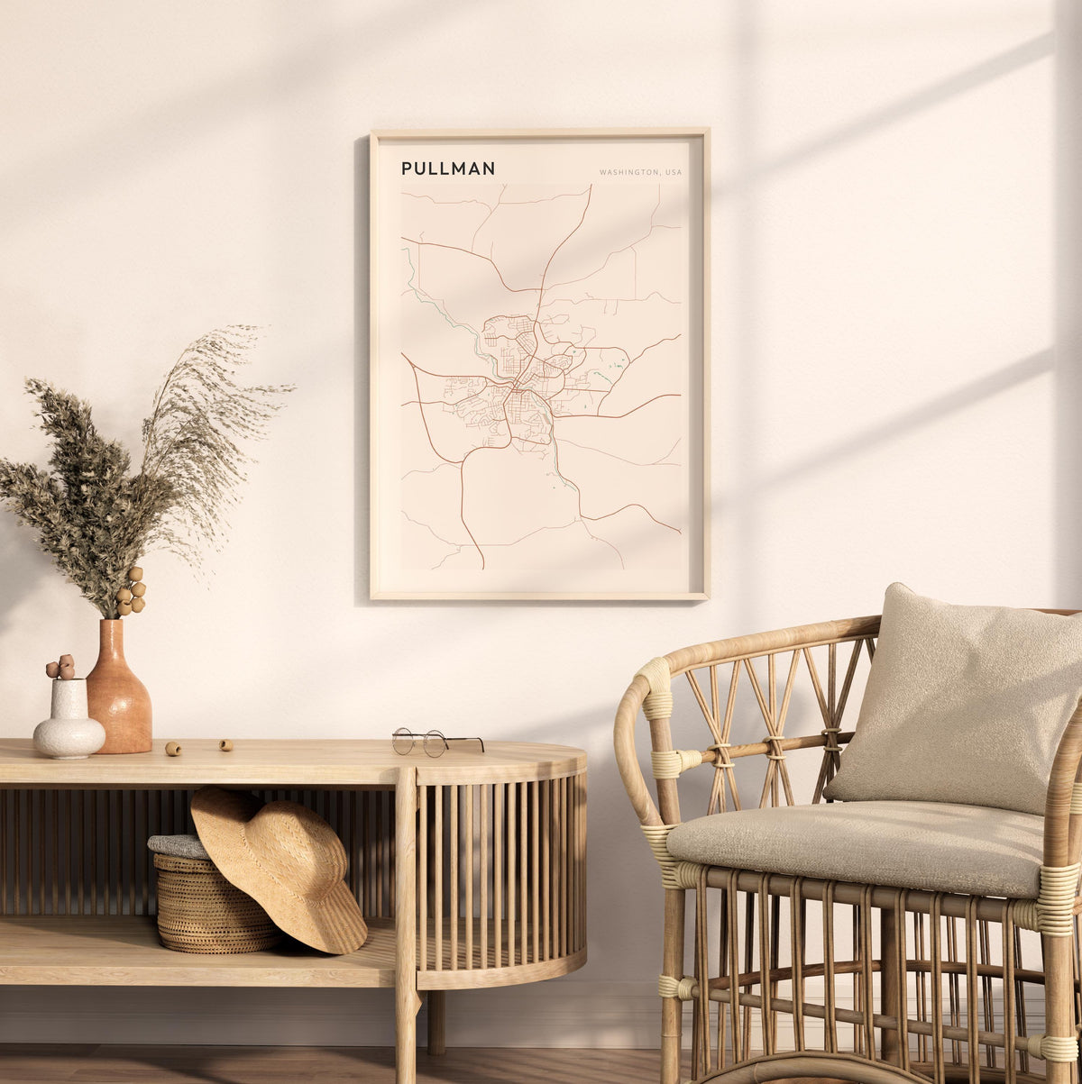 pullman, washington map poster - image 3