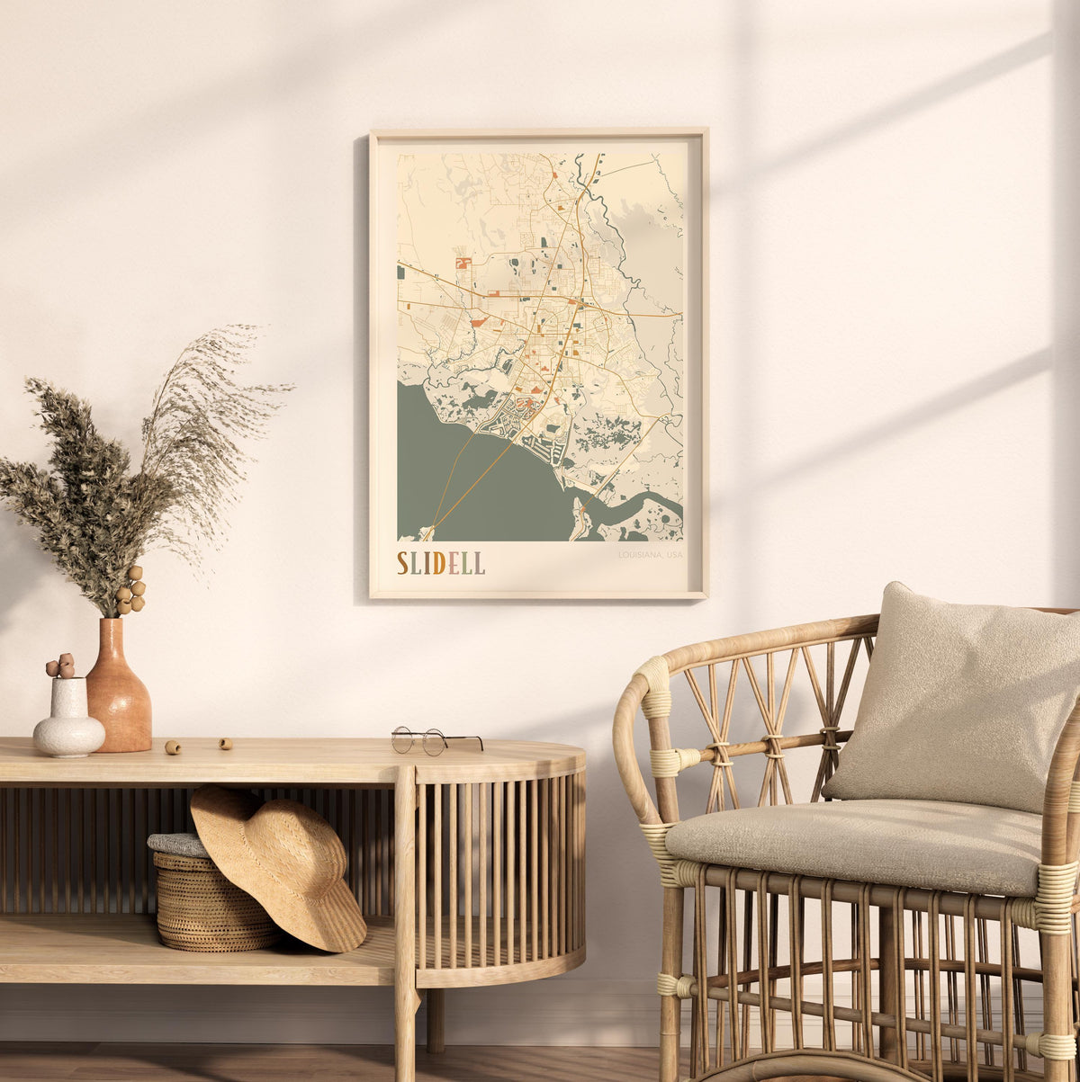 slidell, louisiana map poster - image 3