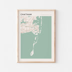 chatham, massachusetts map poster - image 1