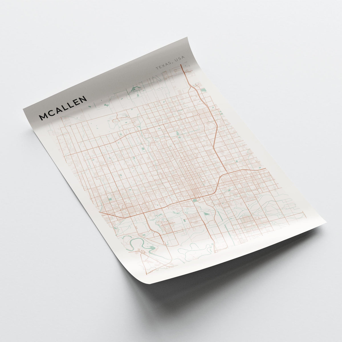 mcallen, texas map poster - image 4
