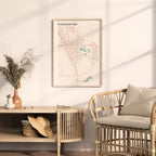 pleasanton, california map poster - image 3