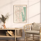 north palm beach, florida map poster - image 3