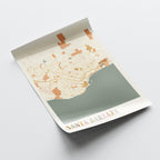 santa barbara, california map poster - image 4