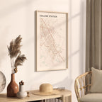 college station, texas map poster - image 2