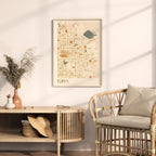 clovis, california map poster - image 3