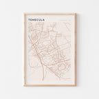 temecula, california map poster - image 1