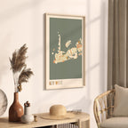 key west, florida map poster - image 2