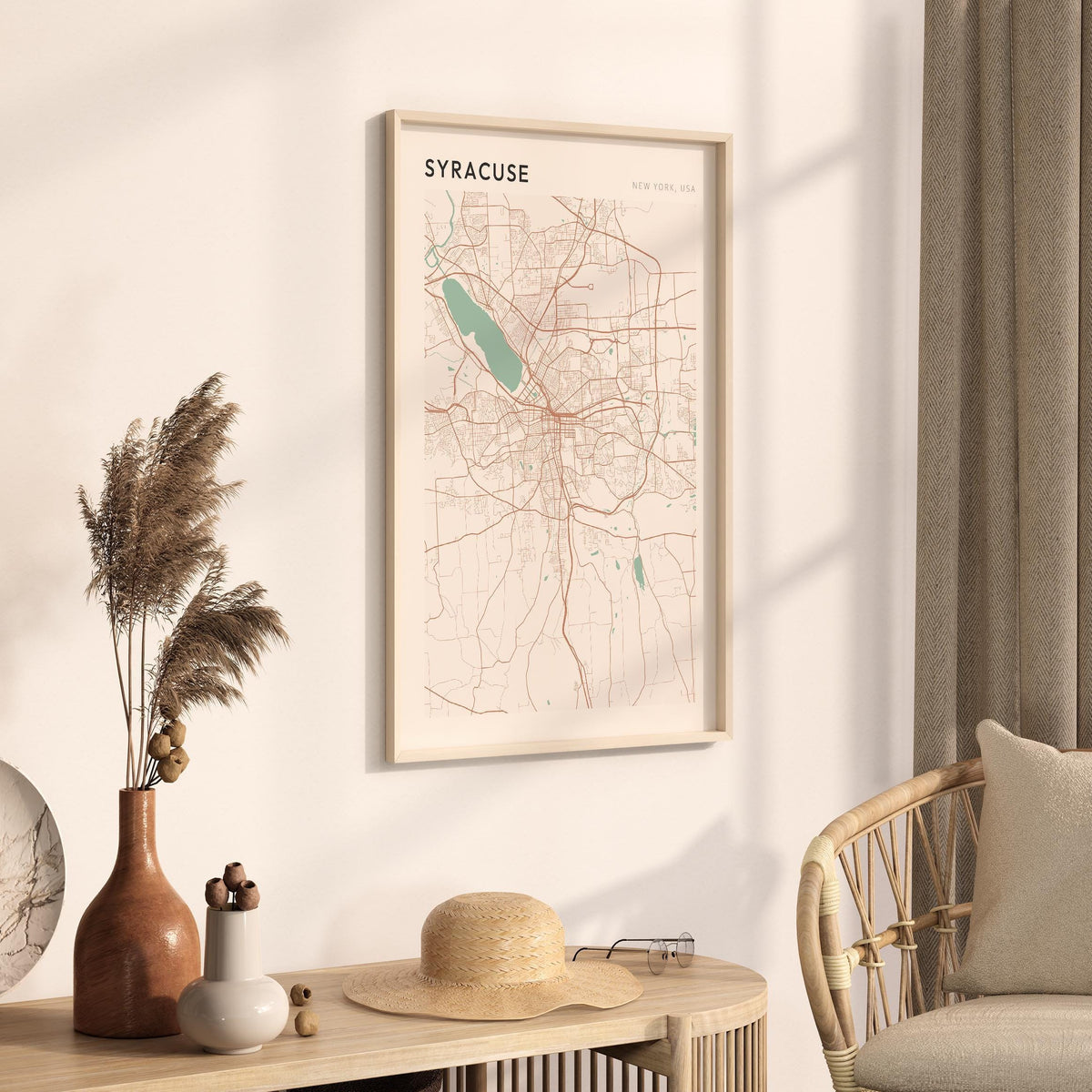 syracuse, new york map poster - image 2