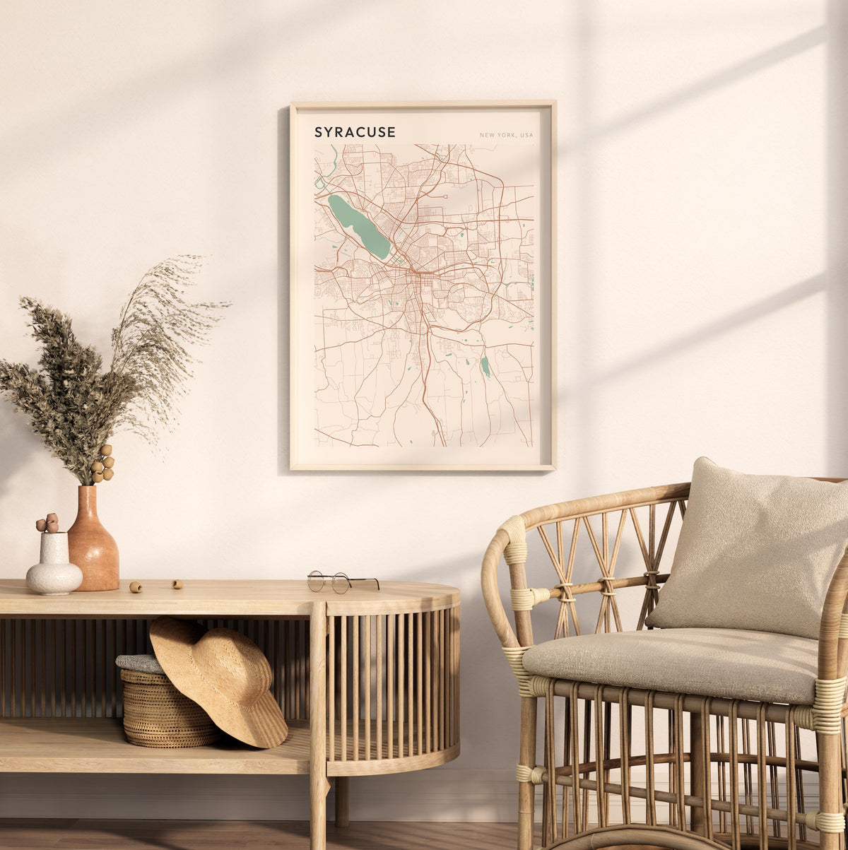 syracuse, new york map poster - image 3