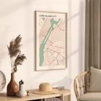 long island city, new york map poster - image 2