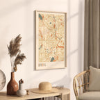 irving, texas map poster - image 2