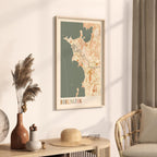 burlington, vermont map poster - image 2