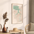 portsmouth, virginia map poster - image 2