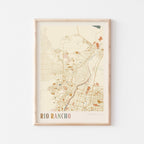rio rancho, new mexico map poster - image 1
