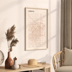 lubbock, texas map poster - image 2