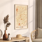 overland park, kansas map poster - image 2