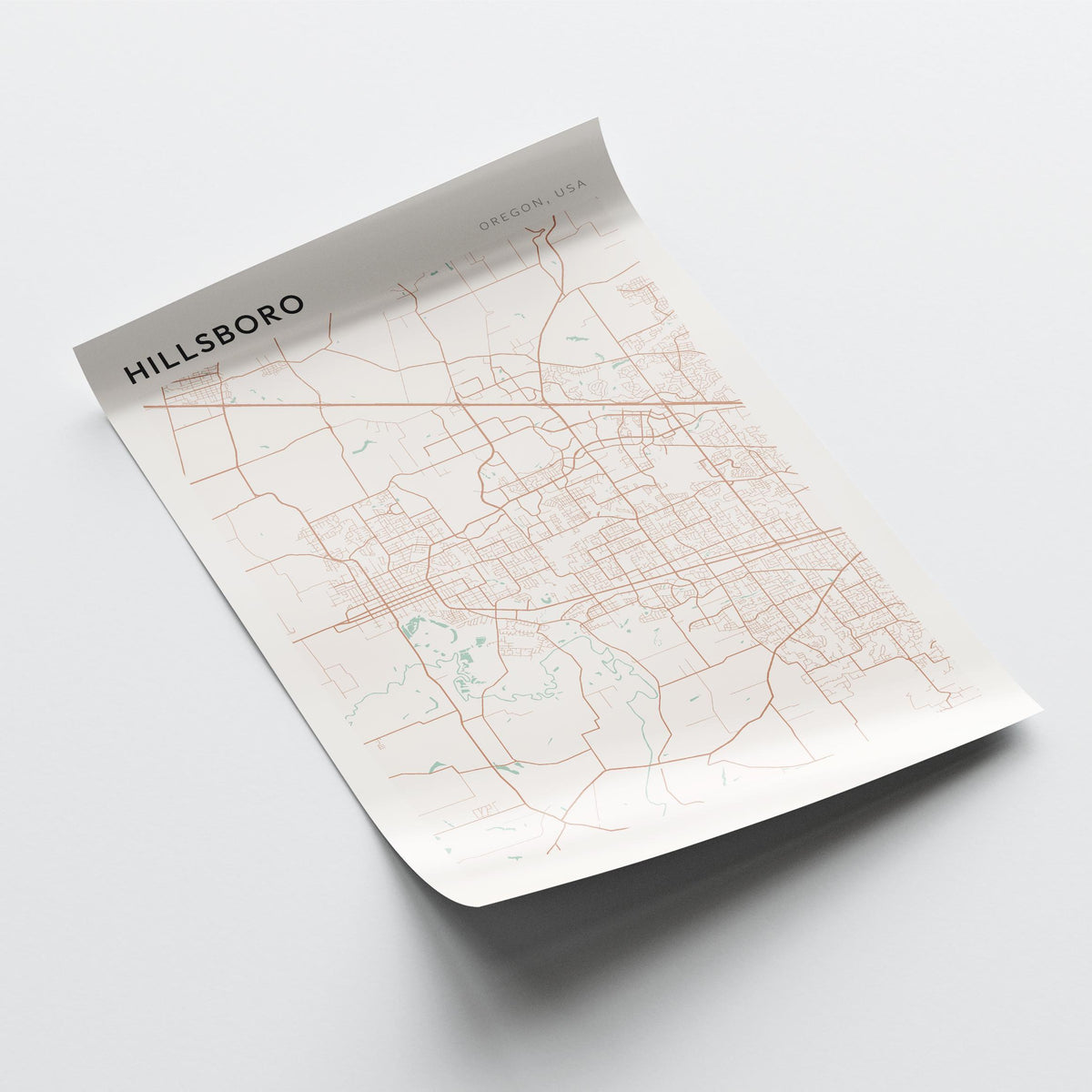 hillsboro, oregon map poster - image 4