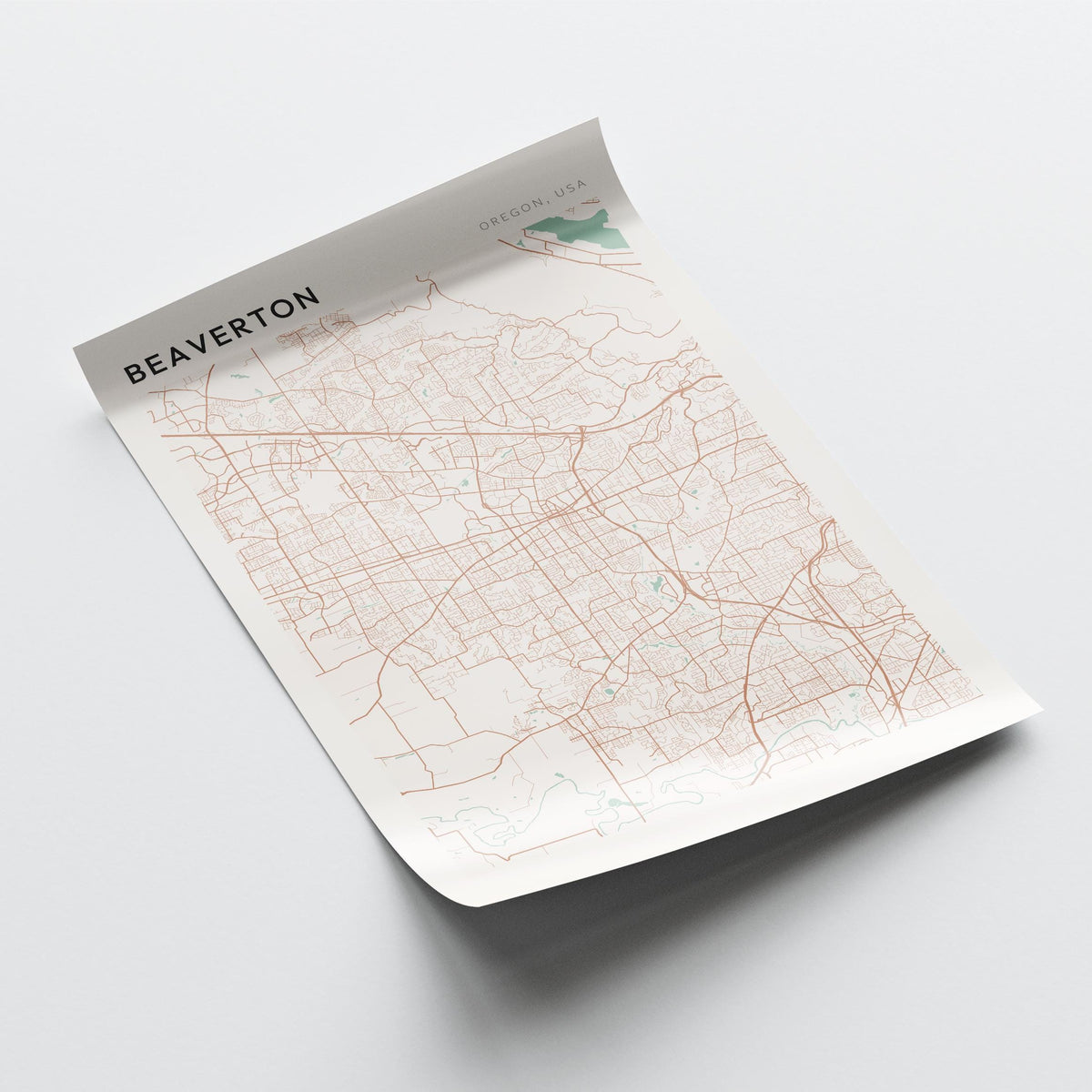 beaverton, oregon map poster - image 4