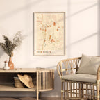 paso robles, california map poster - image 3
