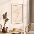 nevada city, california map poster - image 2