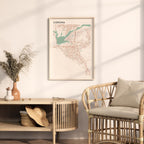 corona, california map poster - image 3