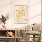 amarillo, texas map poster - image 3