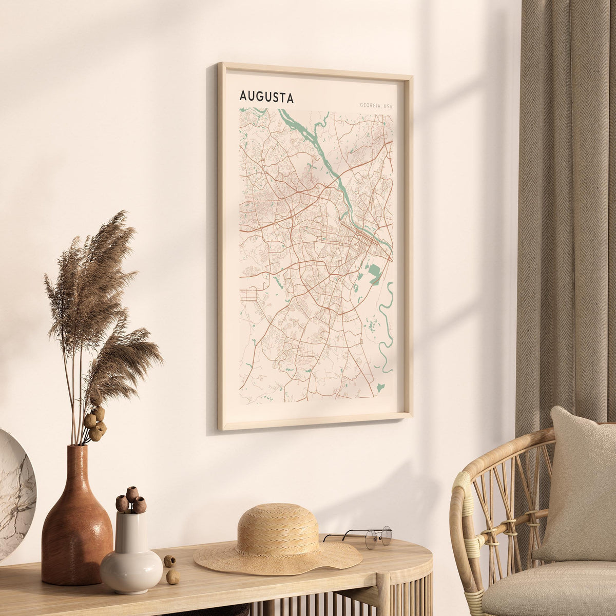 , georgia map poster - image 2