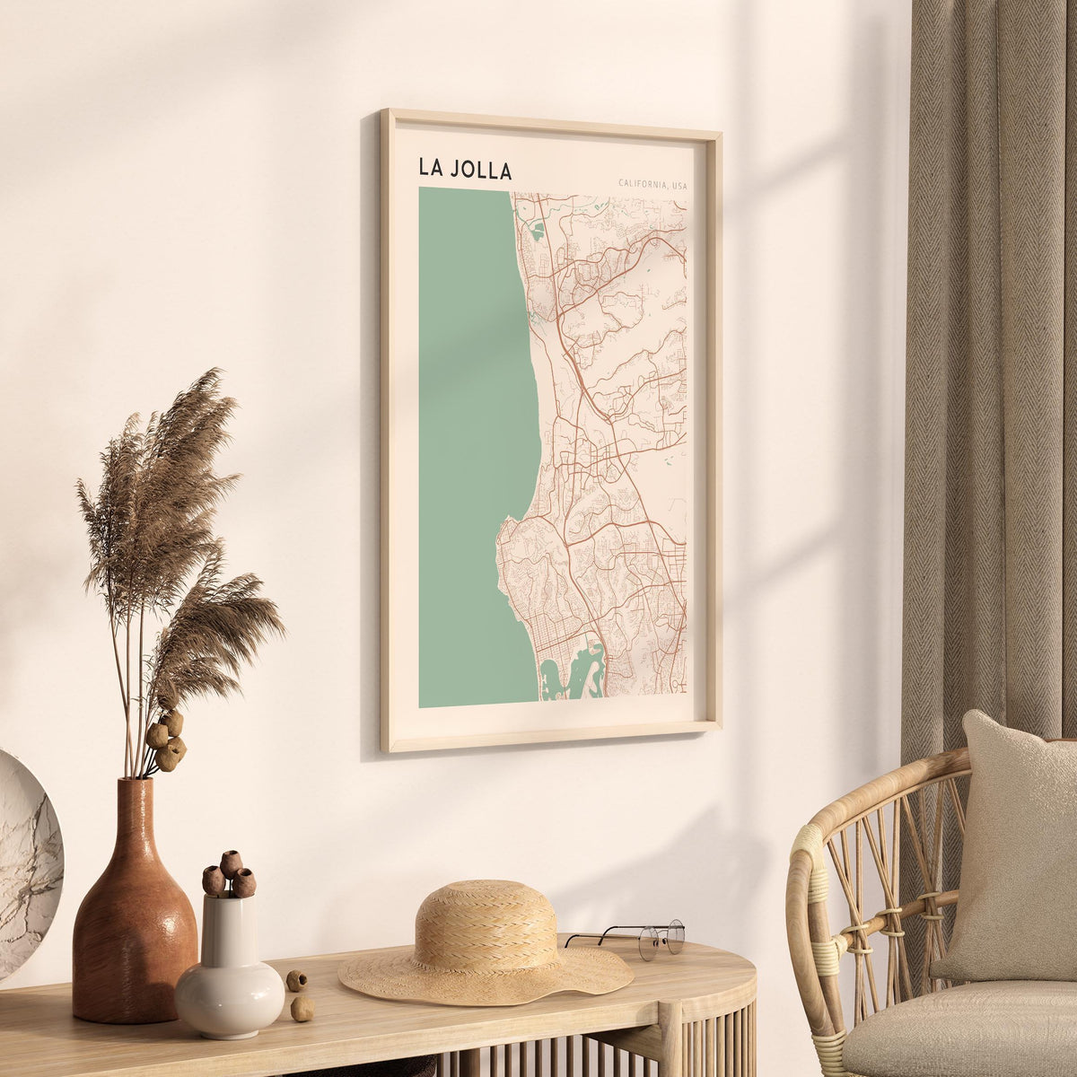 la jolla, california map poster - image 2