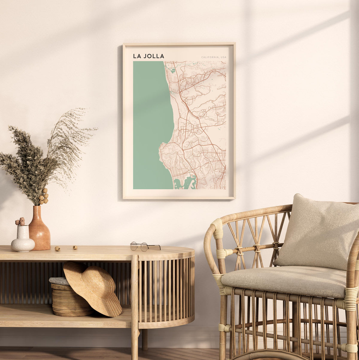 la jolla, california map poster - image 3