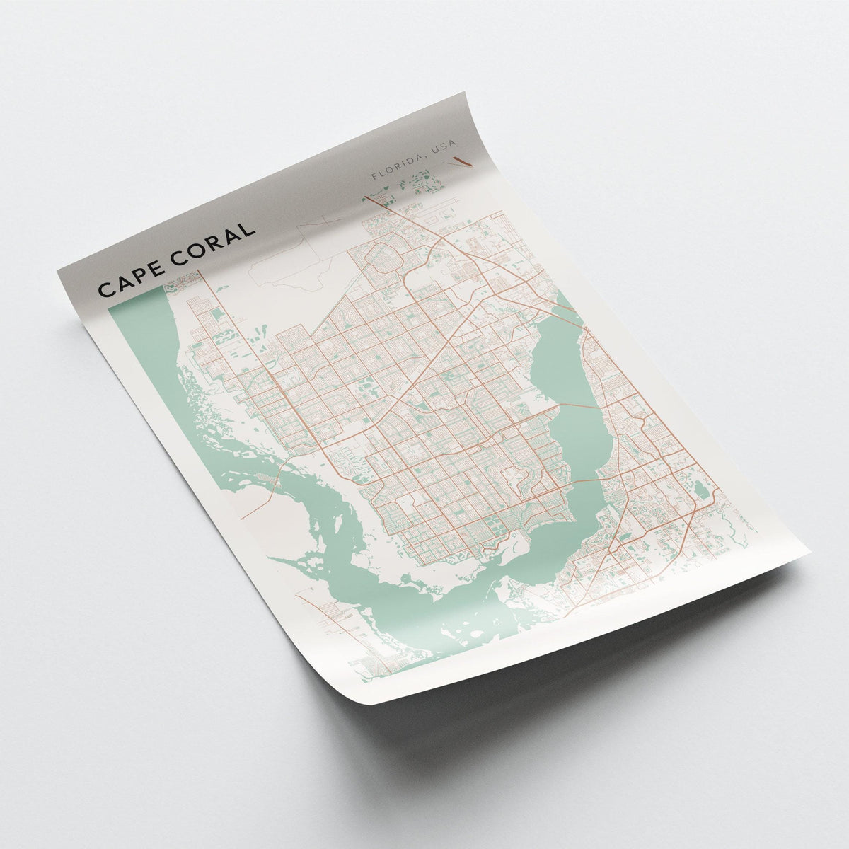 cape coral, florida map poster - image 4
