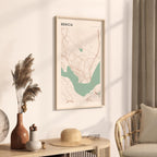 benicia, california map poster - image 2