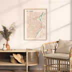 st. louis, missouri map poster - image 3