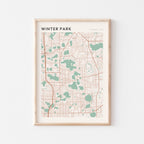 winter park, florida map poster - image 1