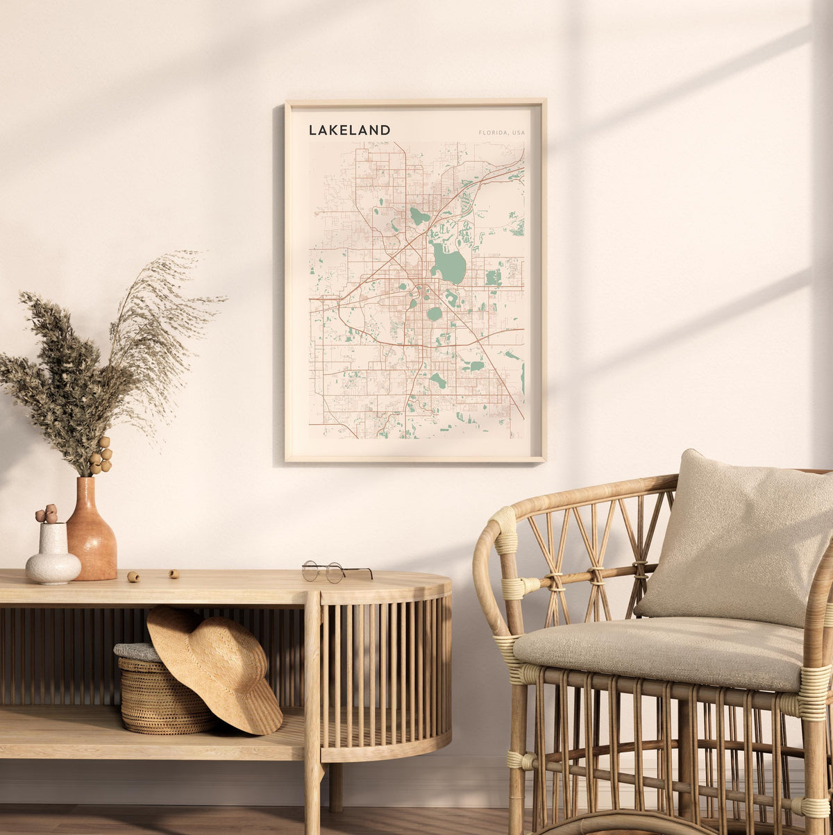 lakeland, florida map poster - image 3