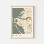 bradenton, florida map poster - image 1