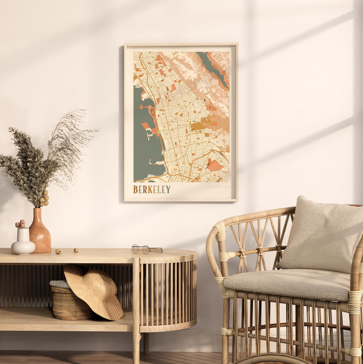 berkeley, california map poster - image 3