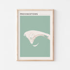 provincetown, massachusetts map poster - image 1