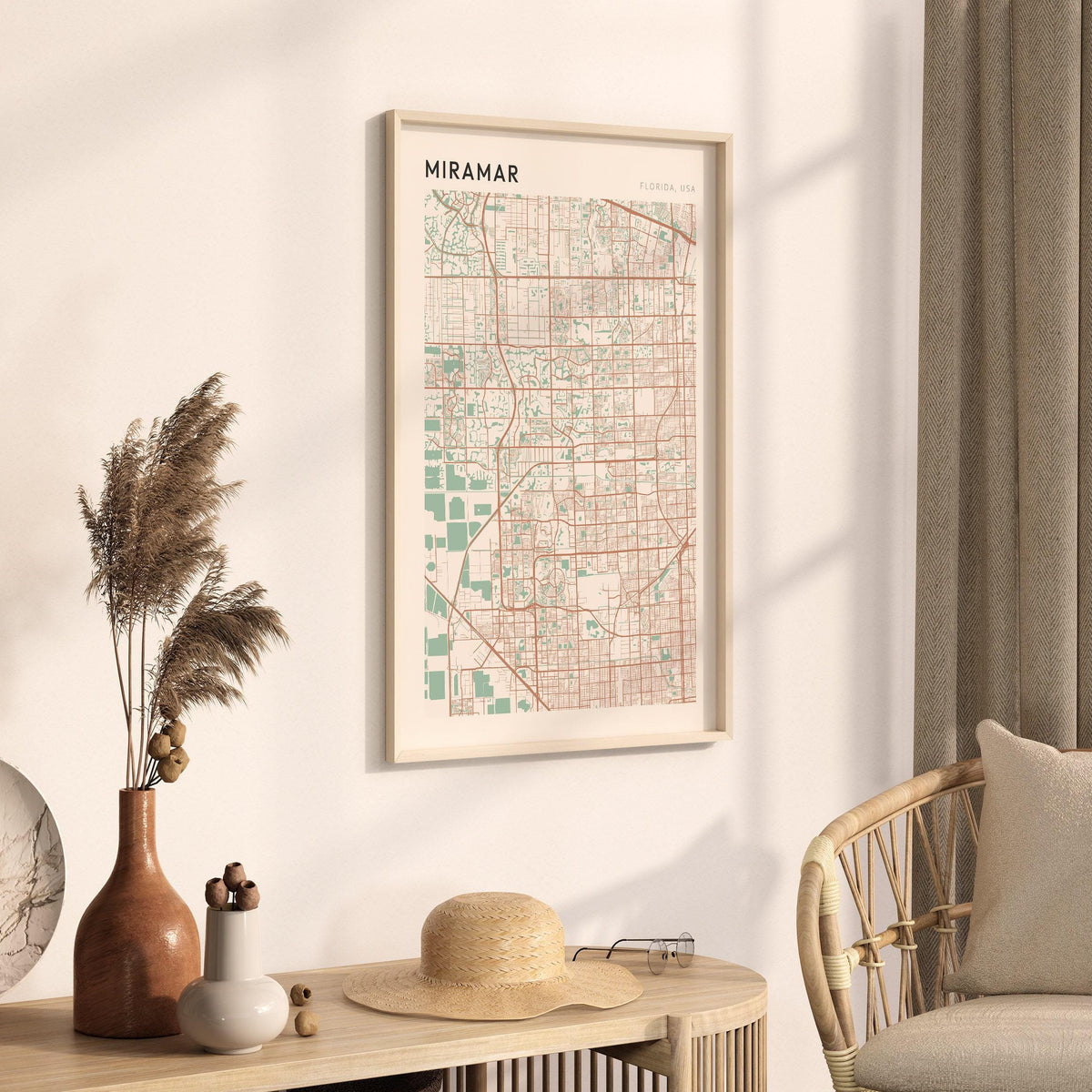 miramar, florida map poster - image 2