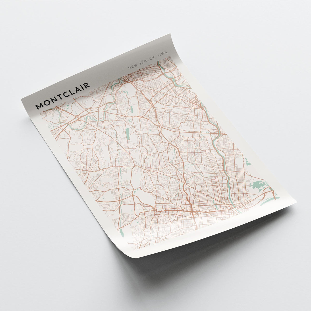 montclair, new jersey map poster - image 4