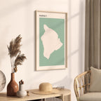 hawai'i, hawai'i map poster - image 2