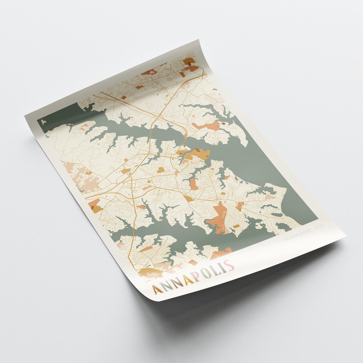 annapolis, maryland map poster - image 4