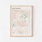 lee's summit, missouri map poster - image 1