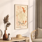escondido, california map poster - image 2