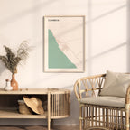cambria, california map poster - image 3