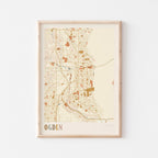 ogden, utah map poster - image 1