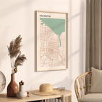 rochester, new york map poster - image 2