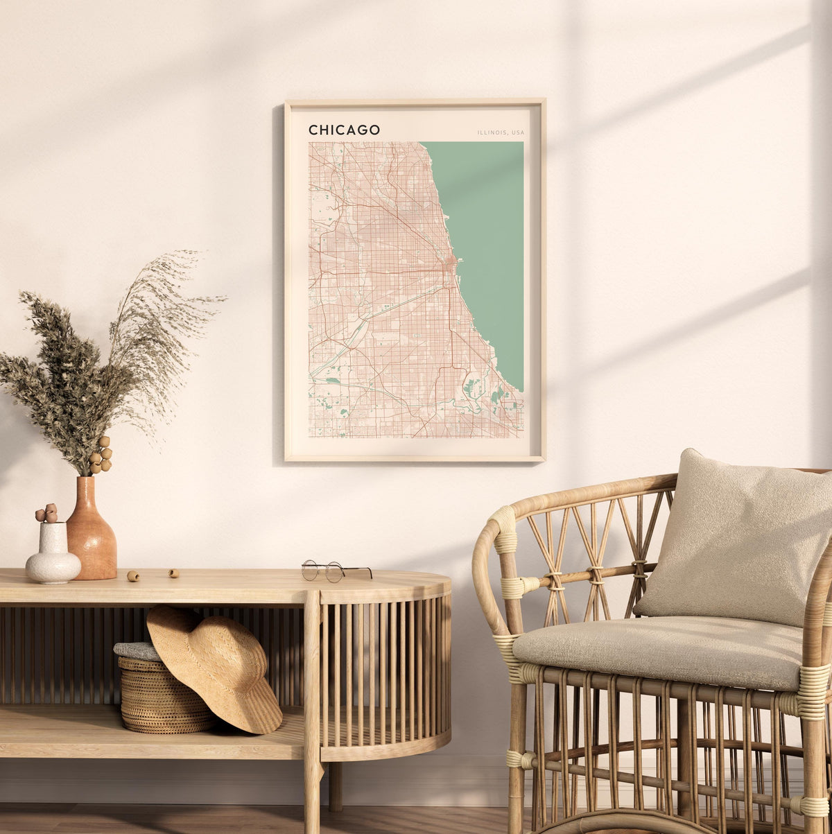 chicago, illinois map poster - image 3