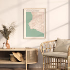 rancho palos verdes, california map poster - image 3