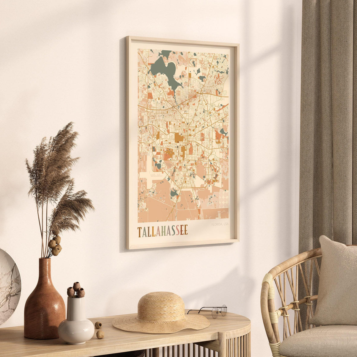 tallahassee, florida map poster - image 2